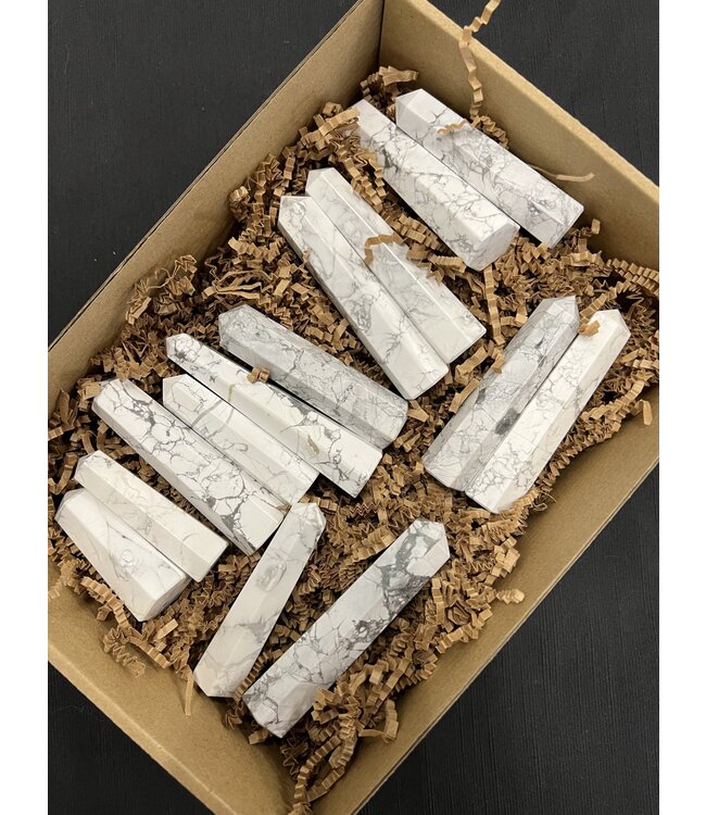 Howlite Points 1KG bulk lot