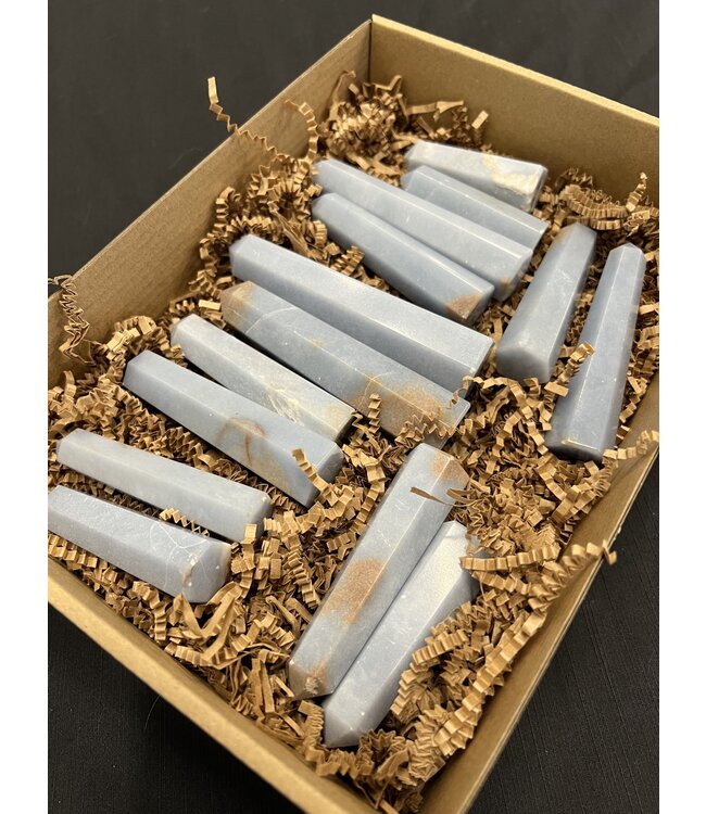 Angelite Points 1KG bulk lot