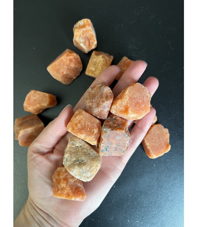 Rough Sunstone Size Small 500gr Bulk Pack