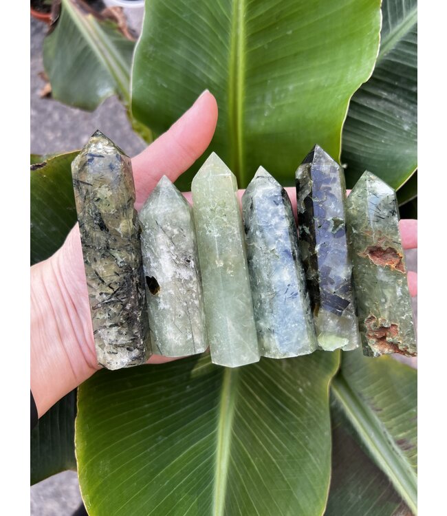 Prehnite Point, Size Large [75-99gr]