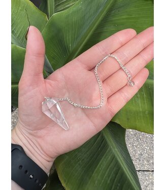 Clear Quartz Pendulum