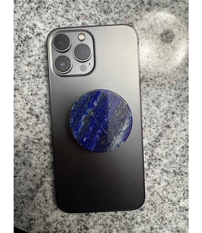 Lapis Lazuli Round Phone Grip