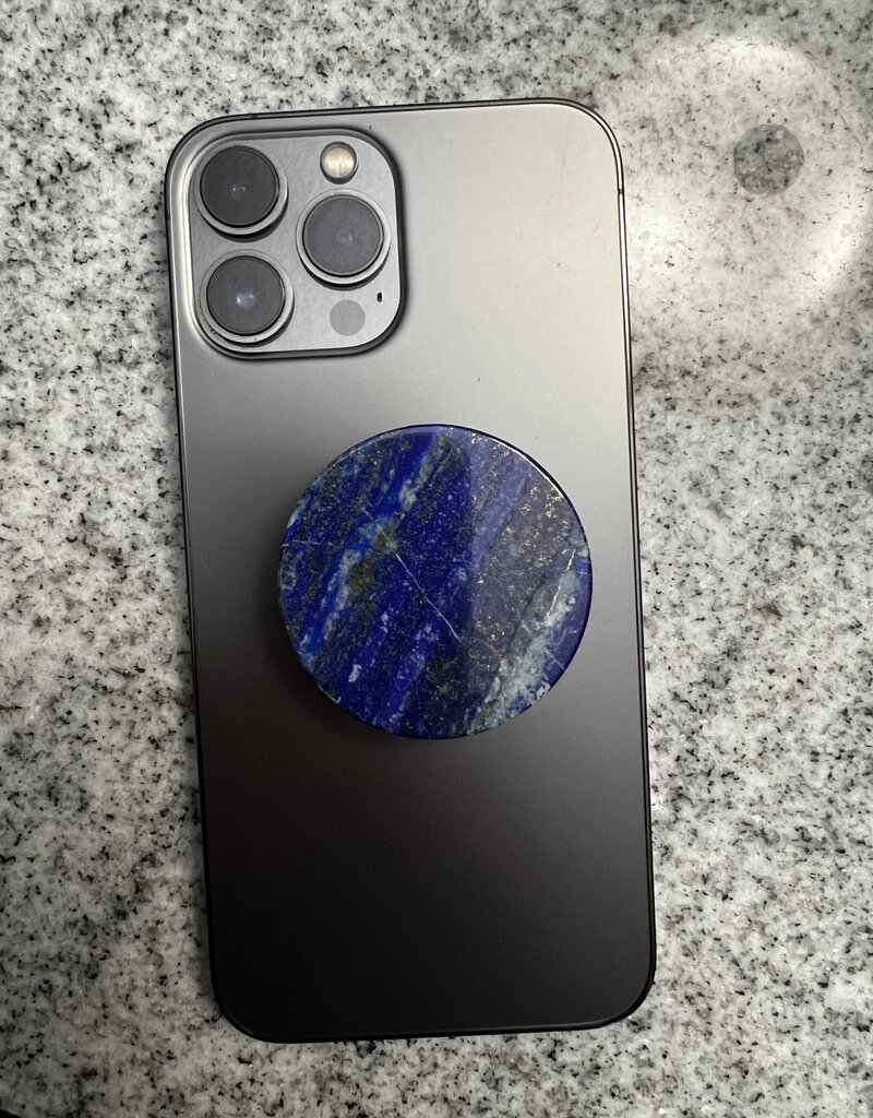 Lapis Lazuli Round Phone Grip