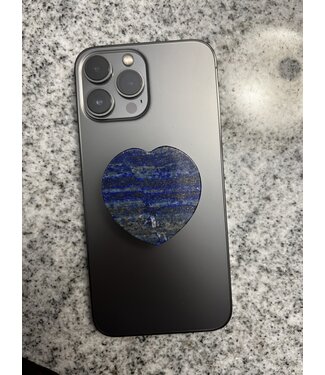 Lapis Lazuli Heart Phone Grip *disc.*