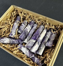 Chevron Amethyst Points 1KG bulk lot