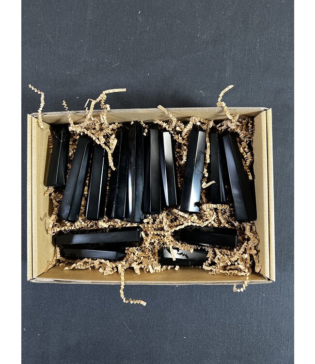 Black Obsidian Points 1KG bulk lot