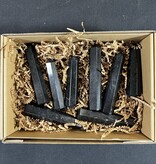 Black Tourmaline Points 1KG bulk lot