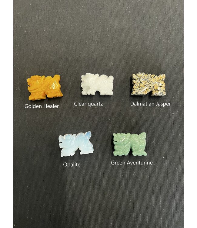 2" Chinese Dragon Carving, 10 types