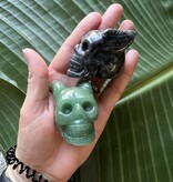 2" Skull with Wings Carving, 4 types