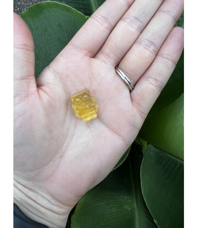 Mini Fluorite Spongebob