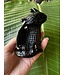 X-Large Toothless Carving, Black Obsidian
