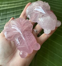 Rose Quartz Flat Goldfish *disc.*