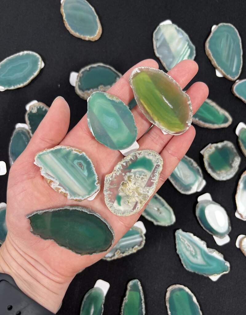 Agate Slice Size #00 Green