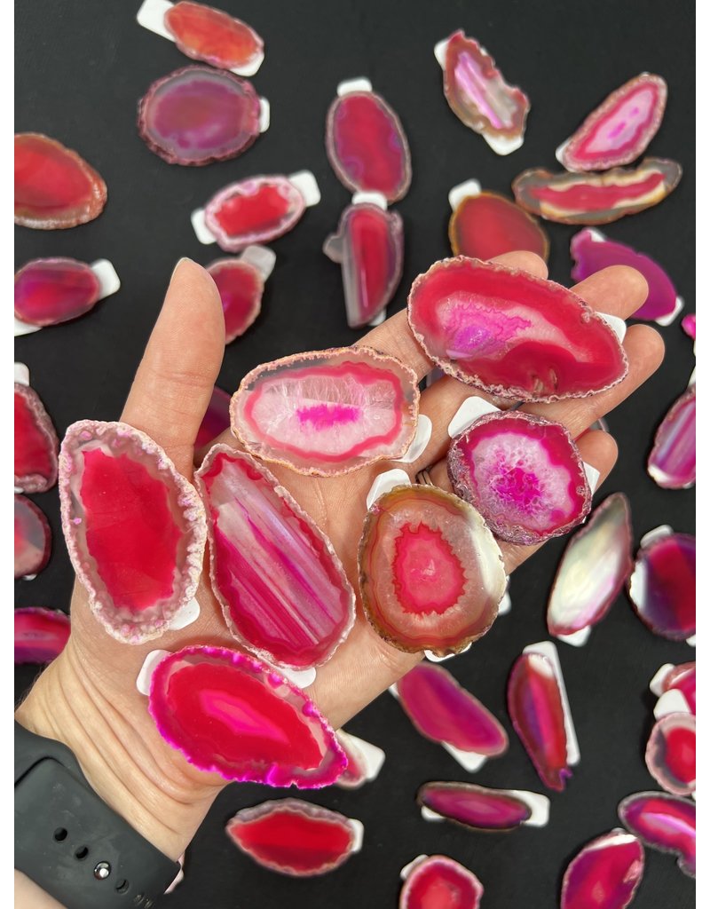 Agate Slice Size #00 Pink