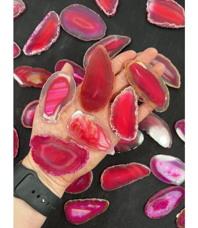 Agate Slice Size #0 Pink