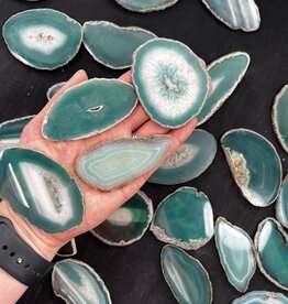 Agate Slice Size #1 Green