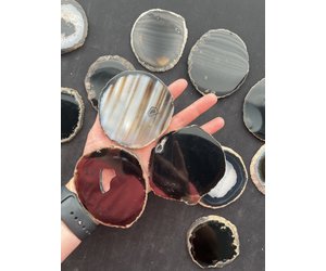 Agate Slices, Raw Edges Assorted Colors. Pink Agate Blue Agate Black Agate  Brown Agate Natural Agate Small Agate Slices -  Canada