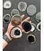 Agate Slice Size #2 Black/Brown