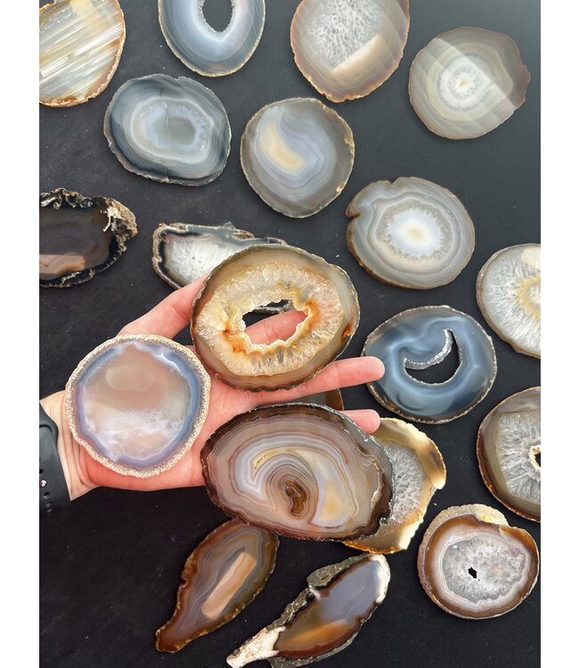 Agate Slice Size #2 Natural