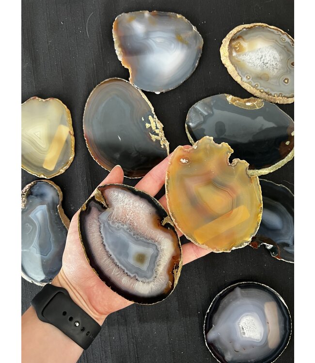 Agate Slice Size #3 Natural