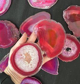 Agate Slice Size #3 Pink