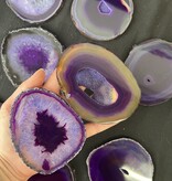 Agate Slice Size #3 Purple