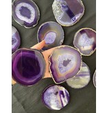 Agate Slice Size #4 Purple
