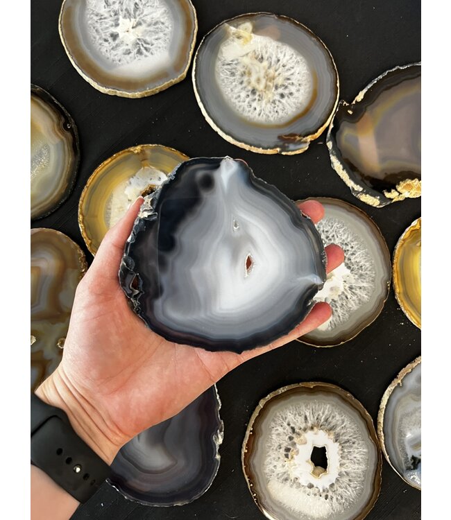Agate Slice Size #5 Natural