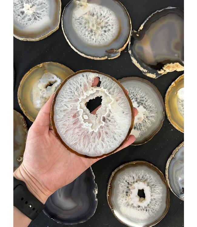Agate Slice Size #5 Natural