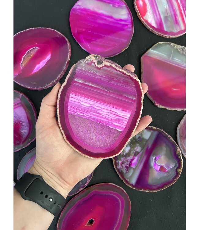 Agate Slice Size #5 Pink *disc.*