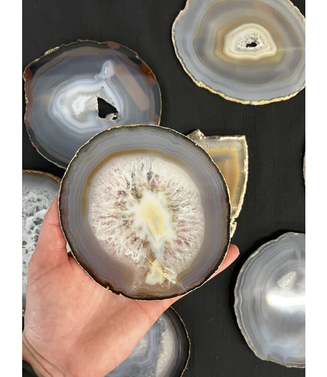 Agate Slice Size #6 Natural