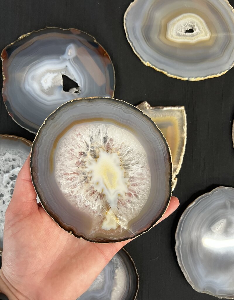 Agate Slice Size #6 Natural
