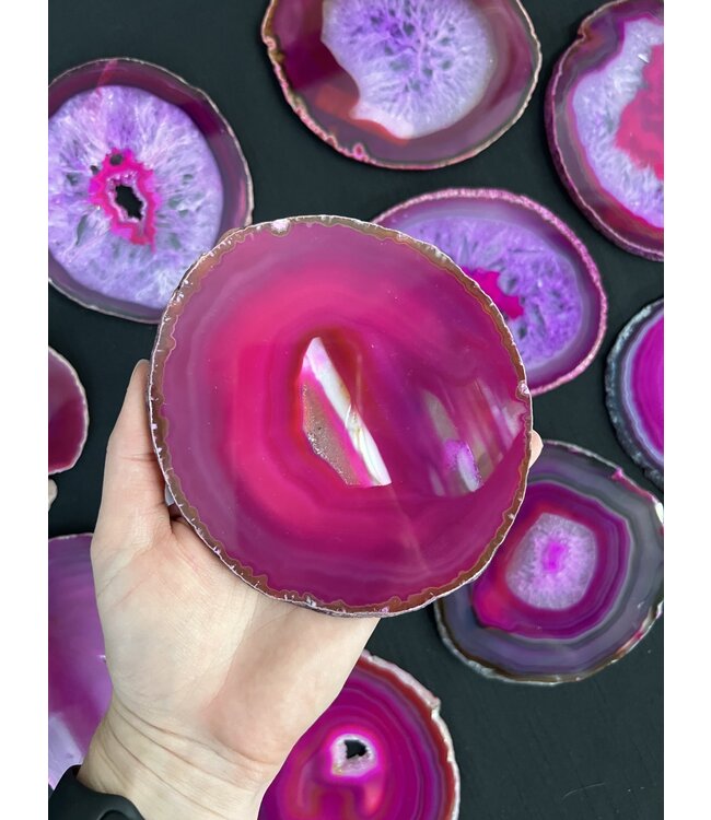 Agate Slice Size #6 Pink *disc.*
