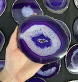 Agate Slice Size #6 Purple