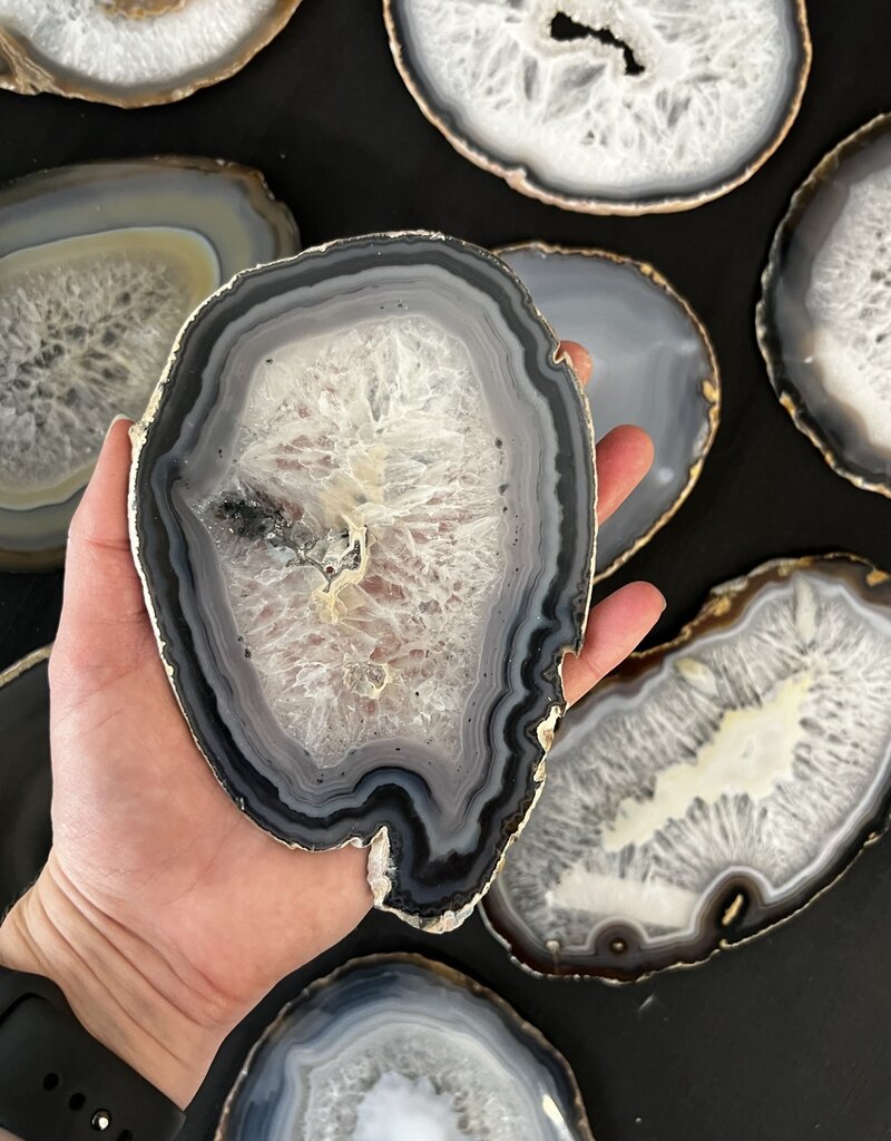 Agate Slice Size #7 Natural