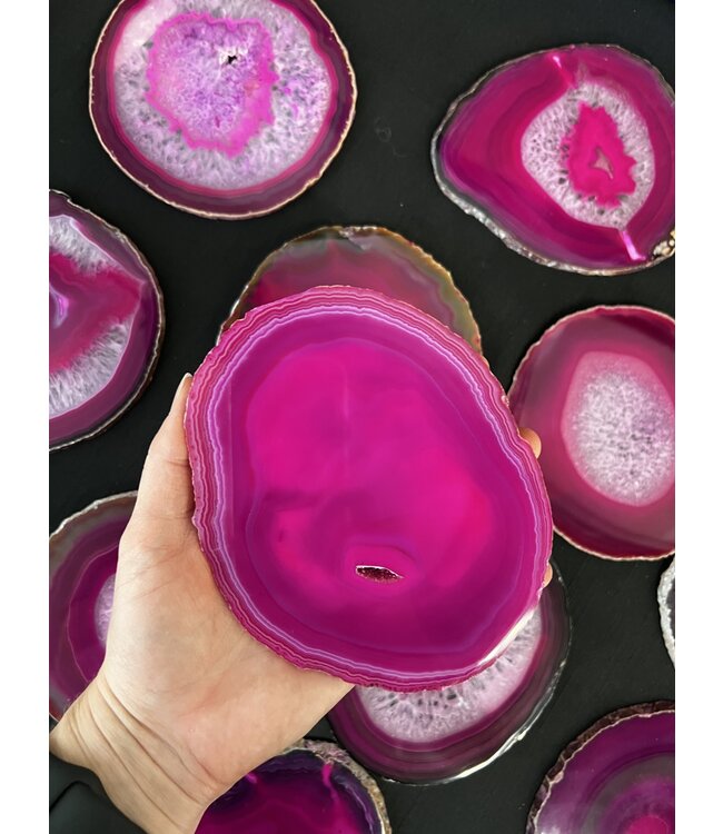 Agate Slice Size #7 Pink *disc.*