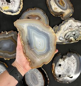 Agate Slice Size #8 Natural