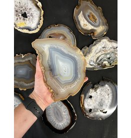 Agate Slice Size #8 Natural