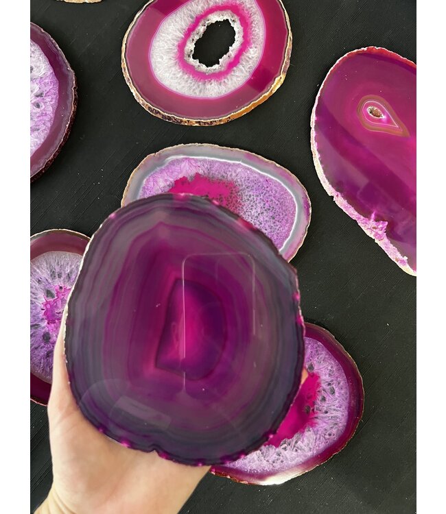 Agate Slice Size #8 Pink *disc.*