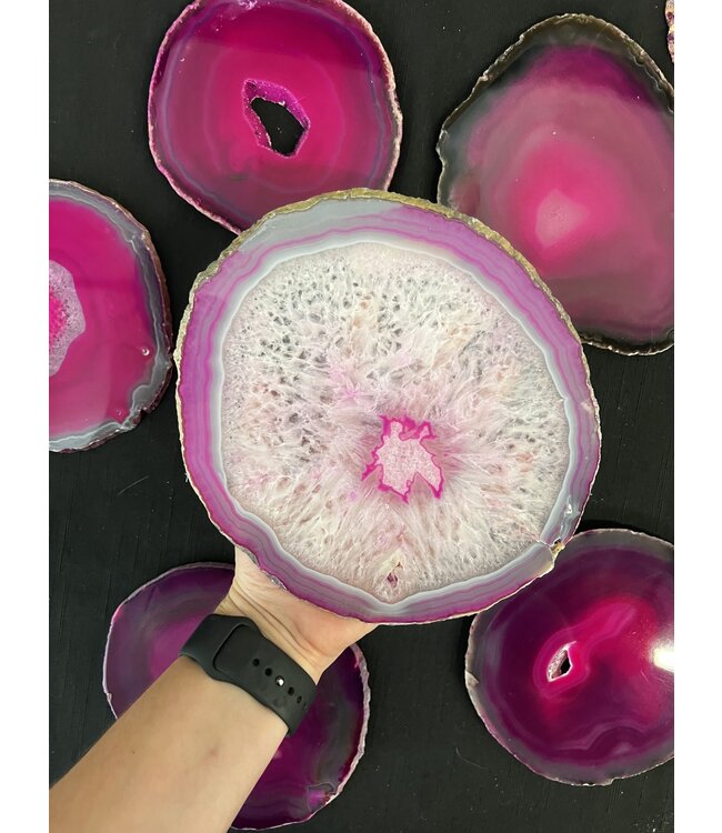 Agate Slice Size #8 Pink *disc.*
