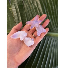 Pink Opalite Espeon Carving