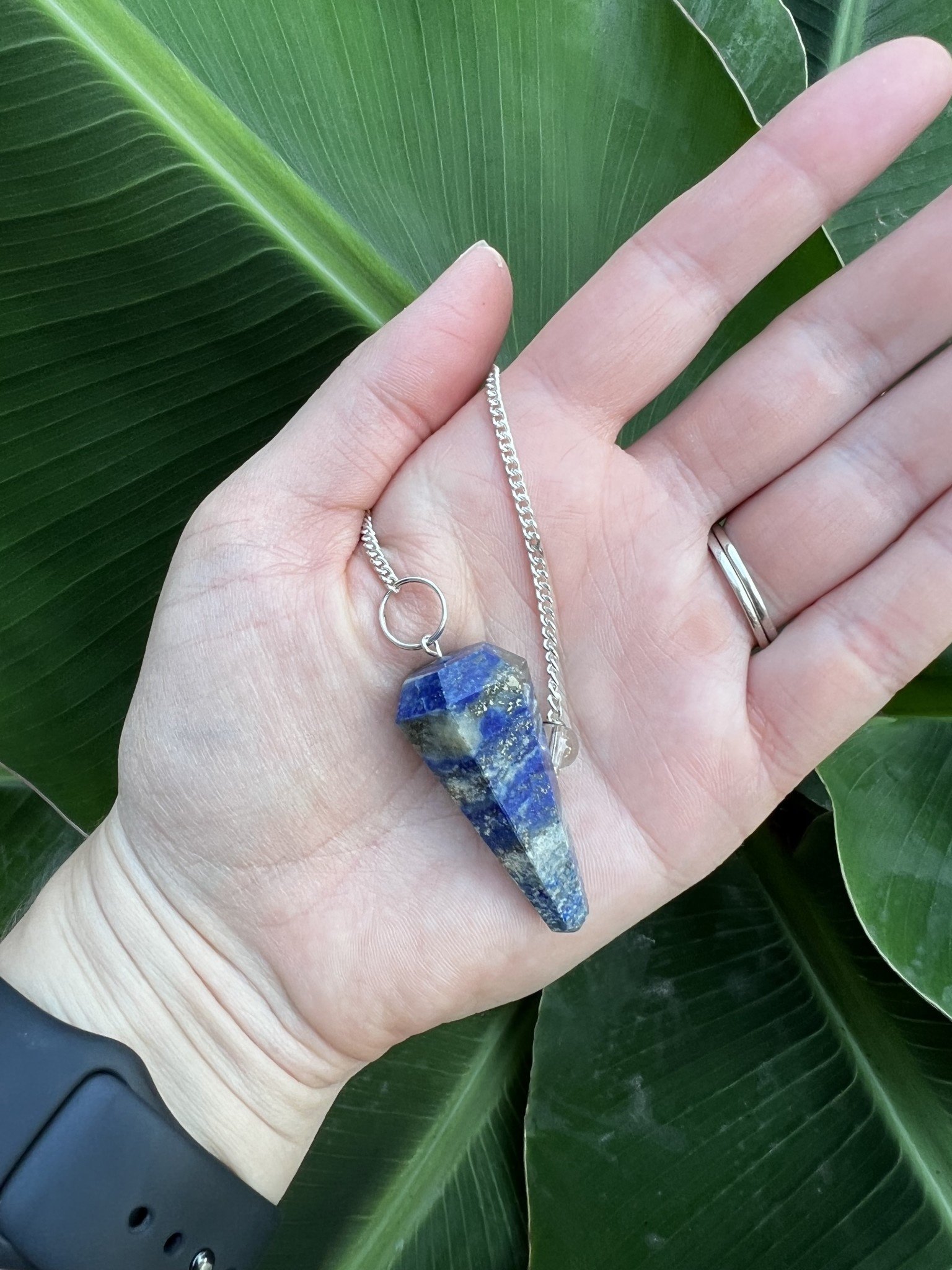 Lapis shop lazuli pendulum