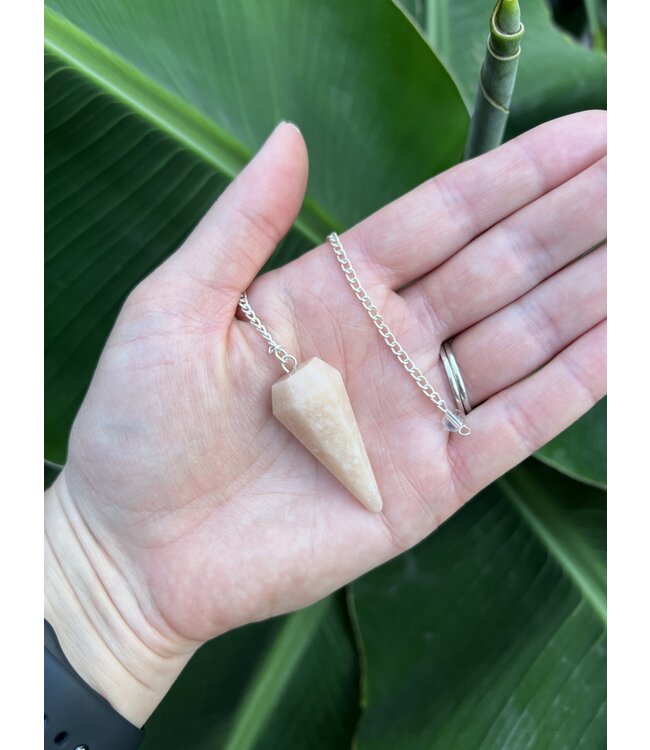 Peach Moonstone Pendulum