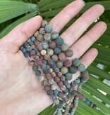 Picasso Jasper Beads Frosted/Matte 15" Strand 6mm 8mm