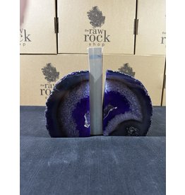 Purple Agate Bookend #2, 1388gr