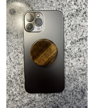 Tiger Eye Round Phone Grip *disc*