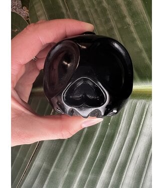 Black Obsidian Apple Skull *disc.*