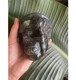 Large Labradorite Skull #2, 1239gr