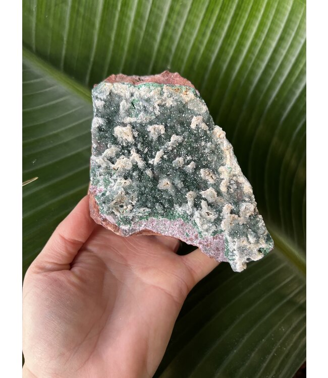 Druzy Coated Chrysocolla Specimen, with Malachite #2, 688gr *disc.*