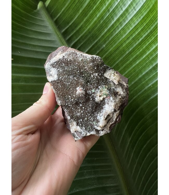 Druzy Dolomite with Duftite #2, 544gr *disc.*